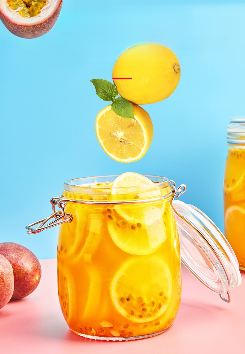 Klares Aufbewahrungsglas für Gewürze und Zutaten