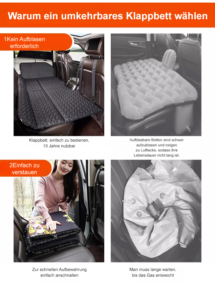 Einfache Handhabung der faltbaren Schlafmatte