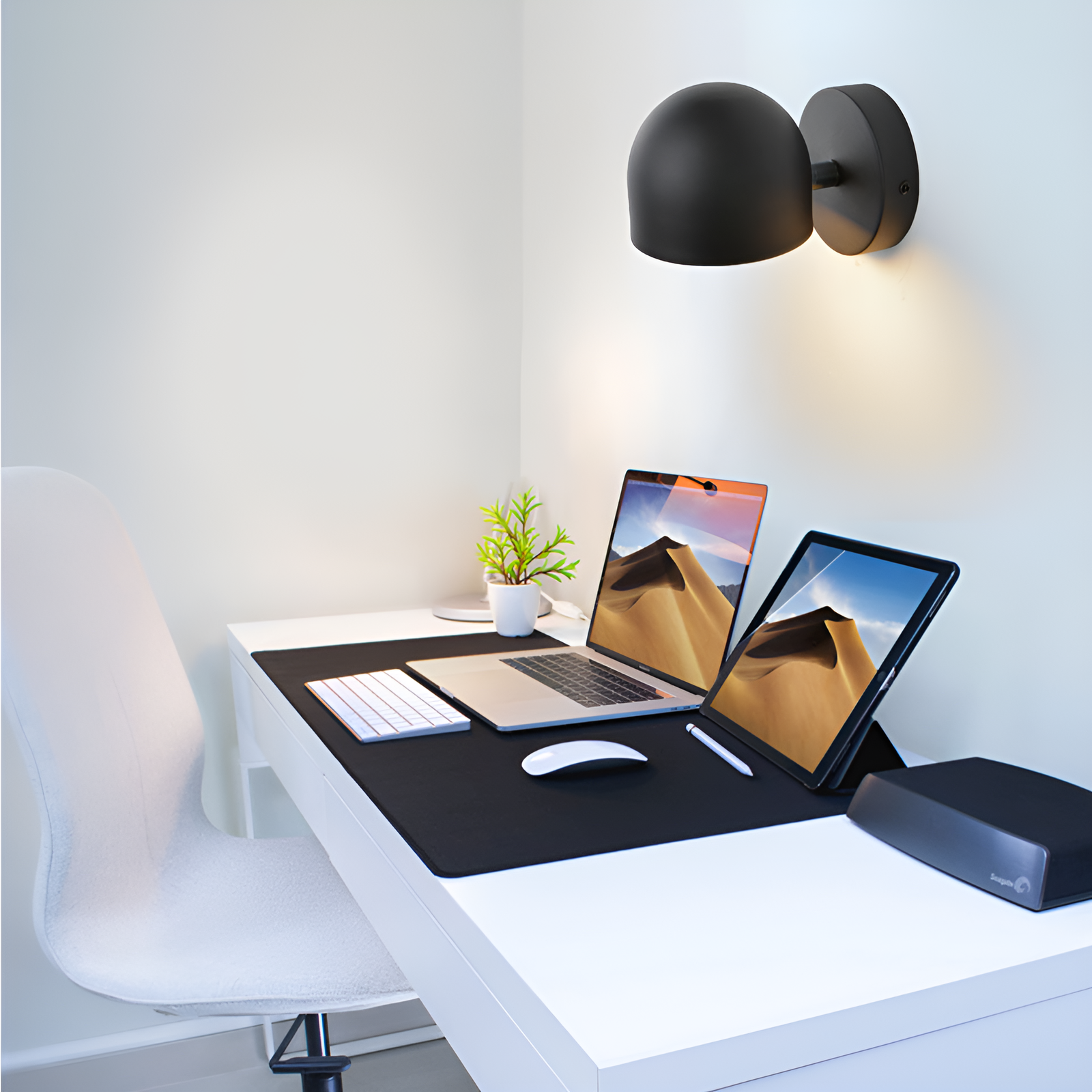 Intelligente, dimmbare Wandlampe für Wohnzimmer