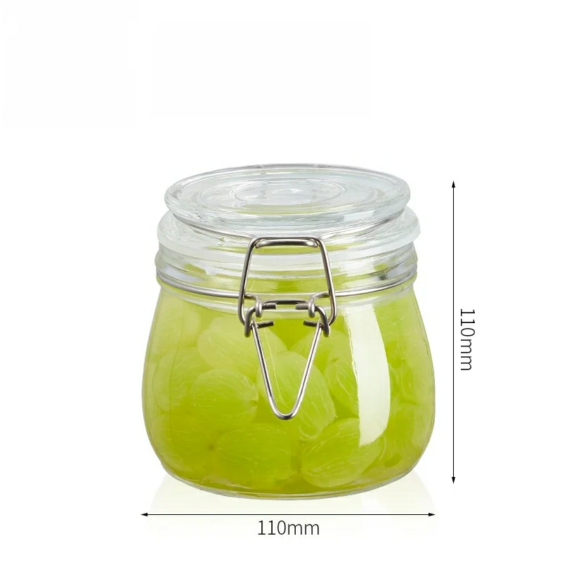 Versiegeltes Glasgefäß mit Deckel