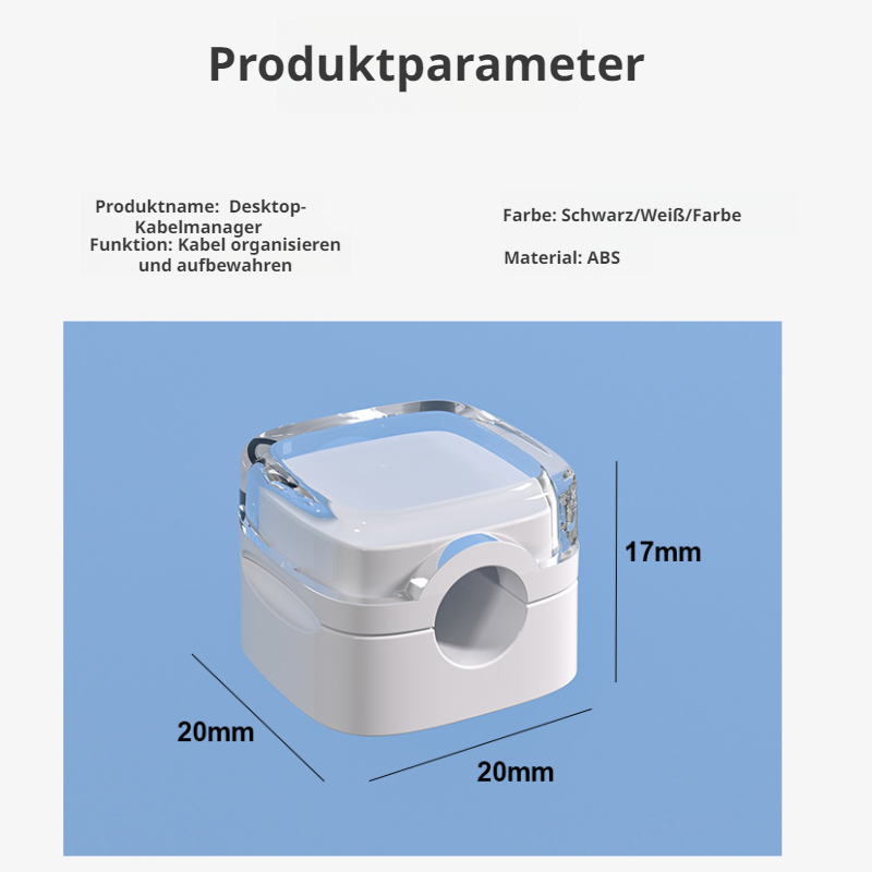 Magnetische Netzkabelaufwicklung Kabelaufrollvorrichtung Kabelmanager Klebeband Kabelbaum DatenkabelOrganisator