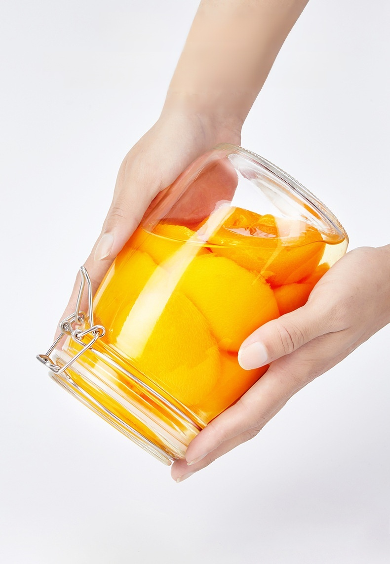 Luftdicht verschließbares Glas für Frische und Aroma