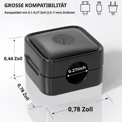 Aufbewahrungsgeschirr Magnetische Drahthalterung KabelmanagerWickler Drahtbonden Netzkabel Datenkabel Aufbewahrungswerkzeug
