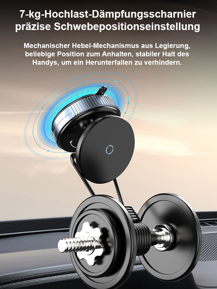 Dreiachsen-Faltbarer, beliebig drehbarer, starker Vakuum-Magnethalter.