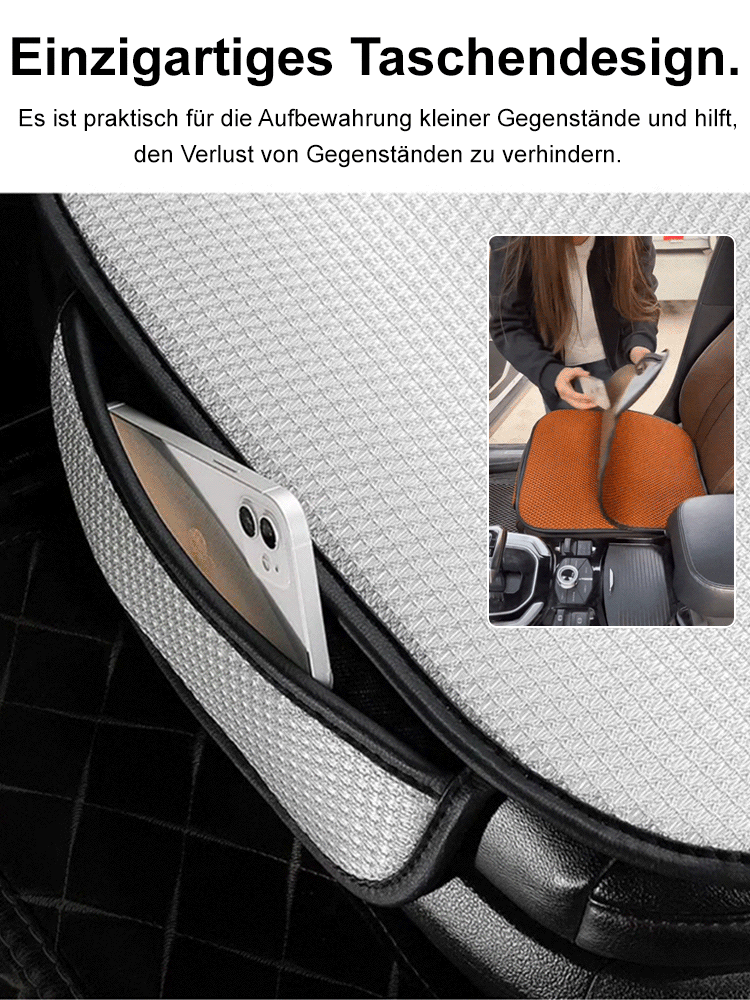 Ice silk car cushion Dreierpack (mit Kissen)