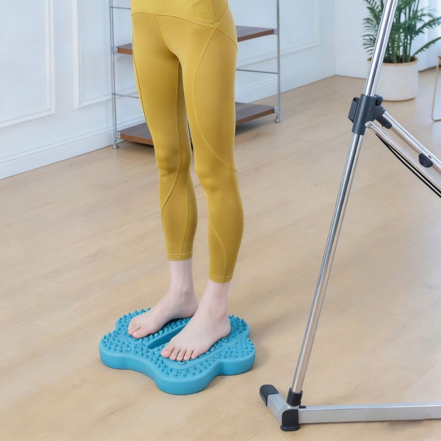 Detail der Akupressurpunkte auf der Fußmassage Matte