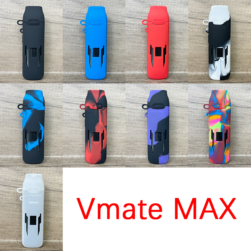 Vmate Max case,For VOOPOO Vmate Max Silicone Texture Skin Case With Free Lanyard Protective Rubber Soft Cover,Bag,Shiled Sleeve Wrap-VapeCaseXY