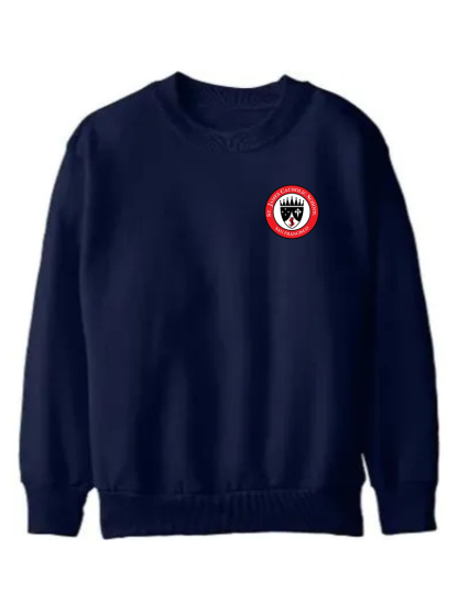 Lux Knit Crew Neck Sweater (unisex) - Navy (STJ)