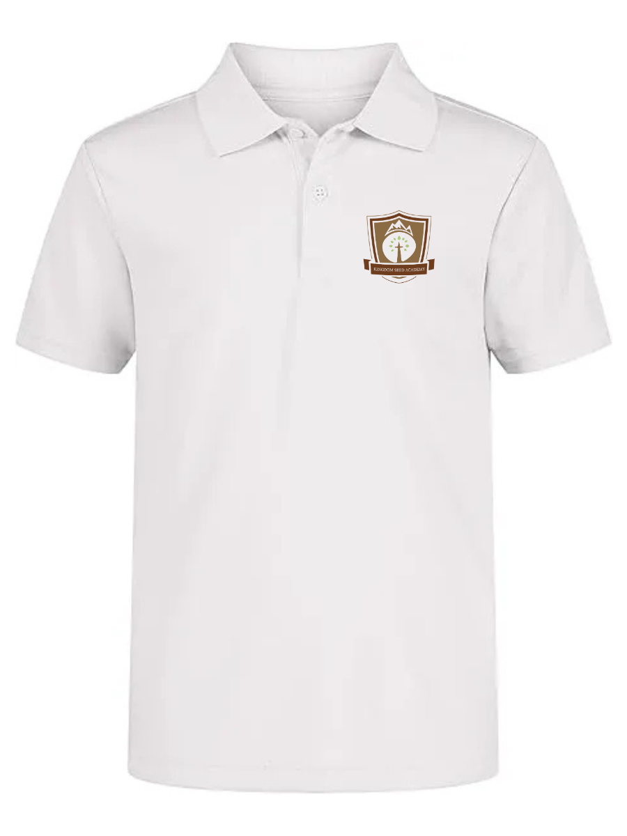 Performance Tech Polo (unisex) - White (KSA)