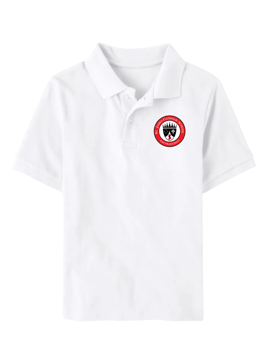 Classic Comfort Polo (unisex) - White - STJ