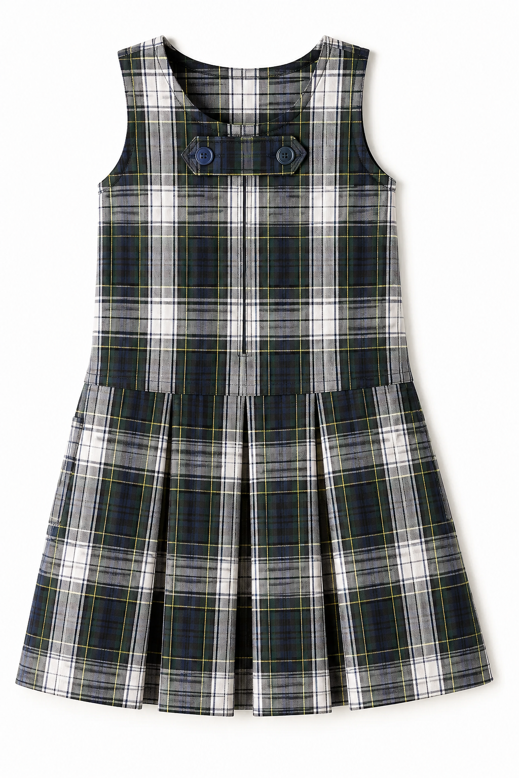 Front Zip Jumper - RCCA Plaid