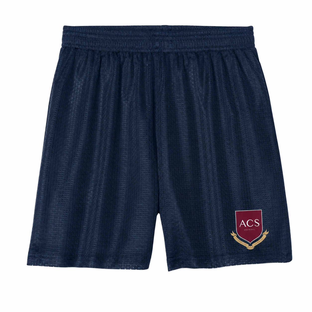 Navy Blue Mesh Shorts - ACS
