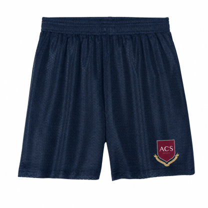 Navy Blue Mesh Shorts - ACS