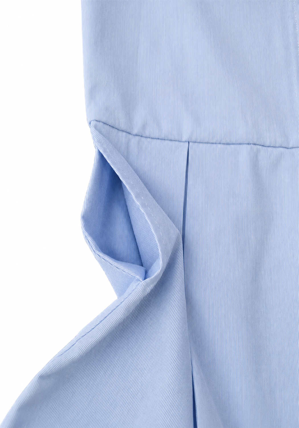 Front Zip Jumper - Blue Pinstripe, with JTD Patch