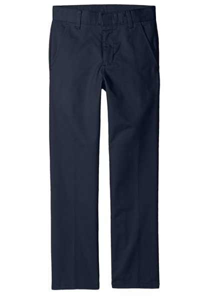 Boys Performance Flat Front Chino Pants