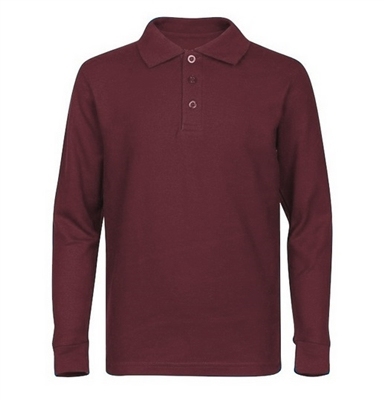 Classic Comfort Long Sleeve Polo (unisex) - Gray
