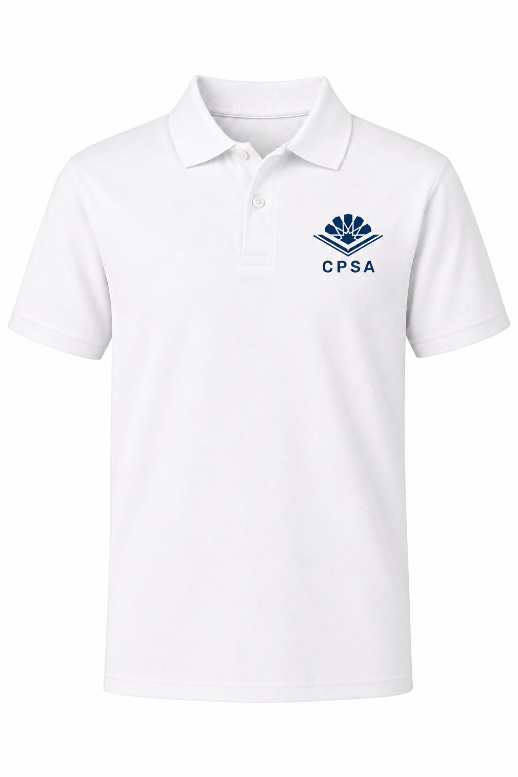Performance Tech Polo (unisex) - White, with CPSA Logo