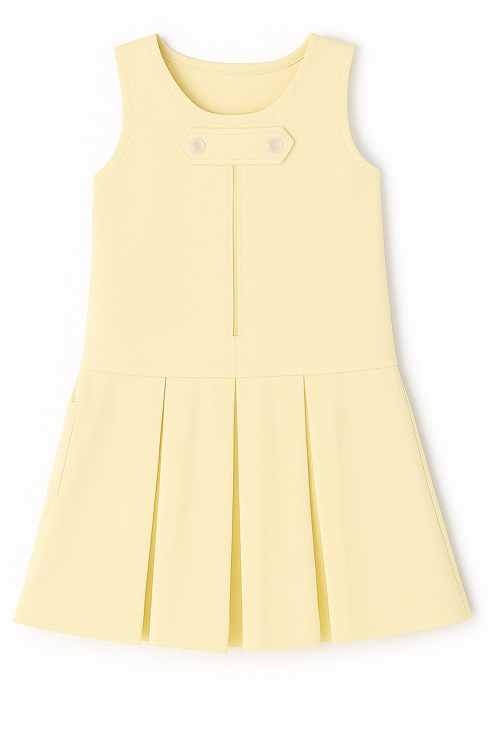 Front Zip Jumper - Yellow