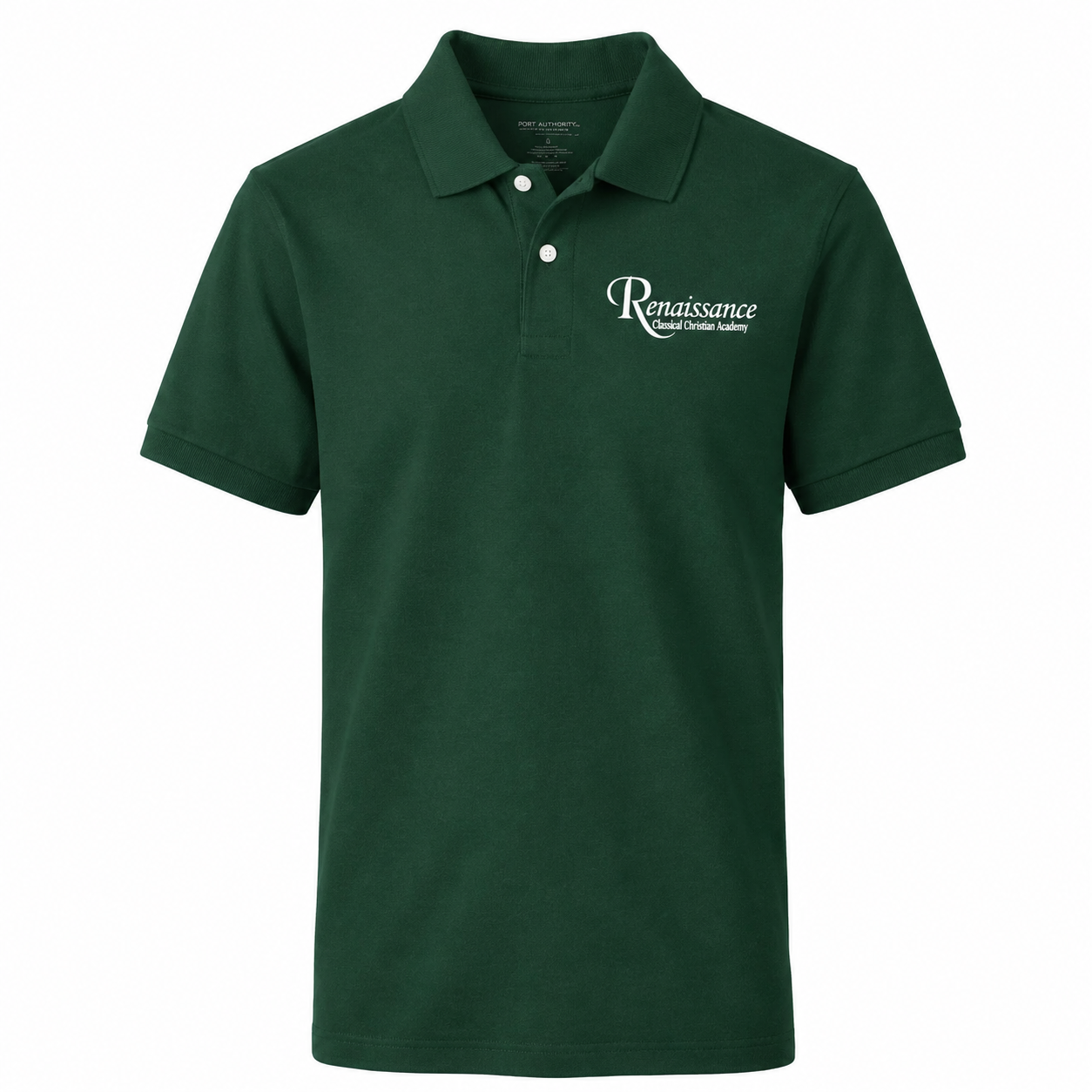 Classic Comfort Polo - Green, With RCCA Logo