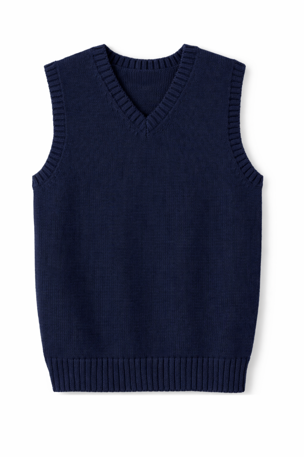 Lux Knit Sweater Vest (unisex) - Navy