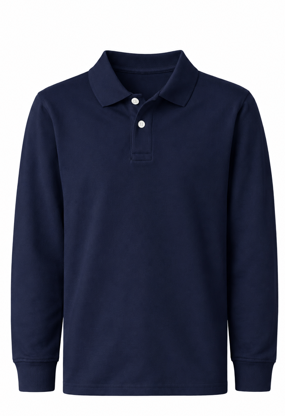 Classic Comfort Long Sleeve Polo (unisex) - Navy