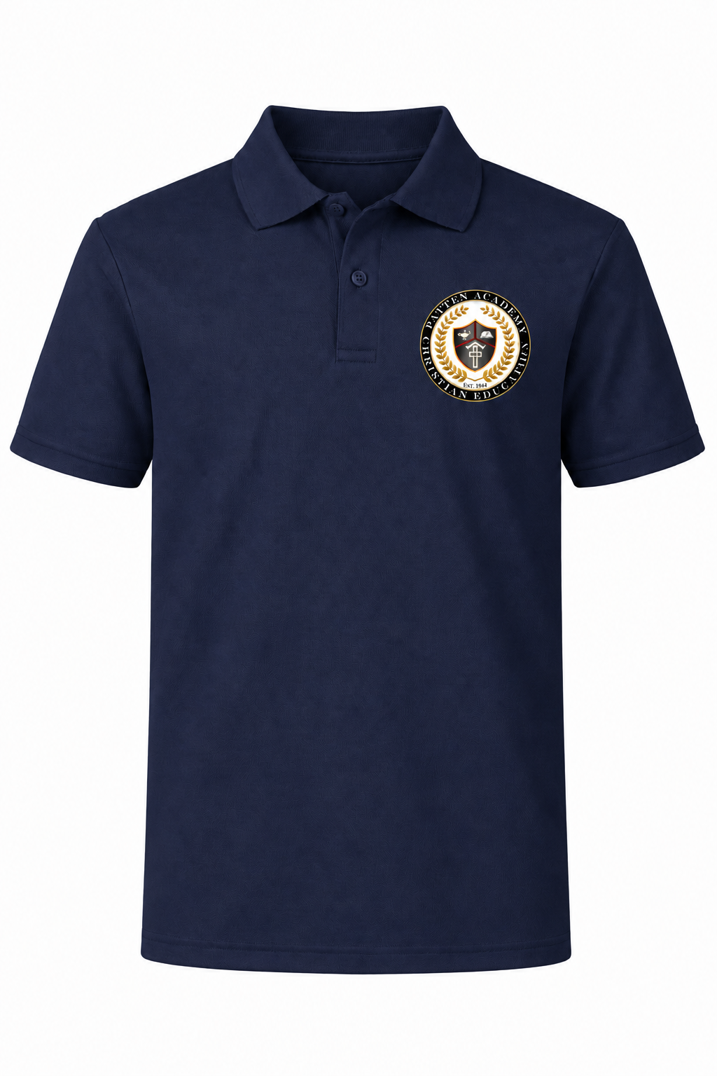 Performance Tech Polo (unisex) - Navy - Embroidered - HIGH SCHOOL ONLY