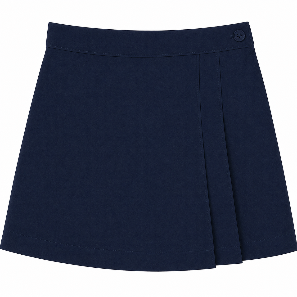 Double Pleat Skort  - Navy