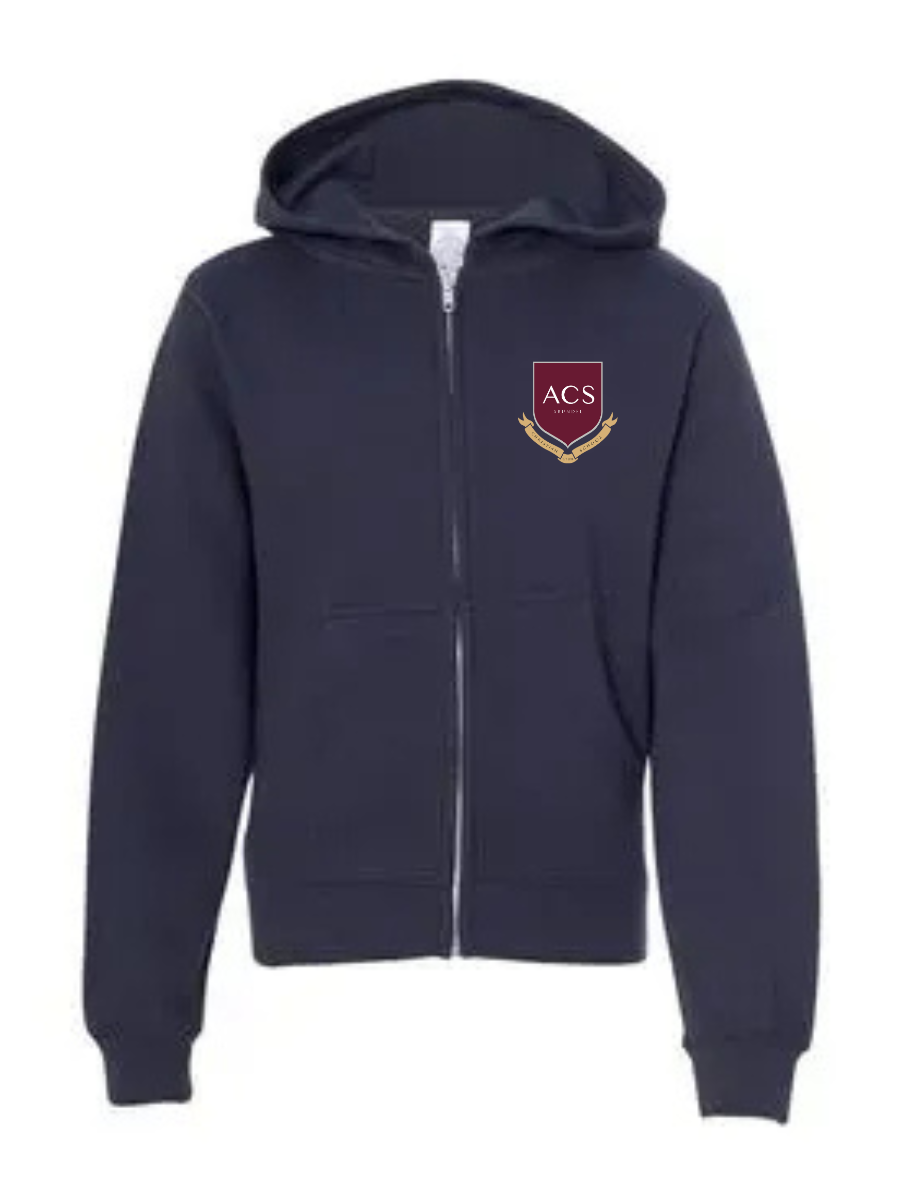 Zip Hoodie (unisex) - Navy (ACS)