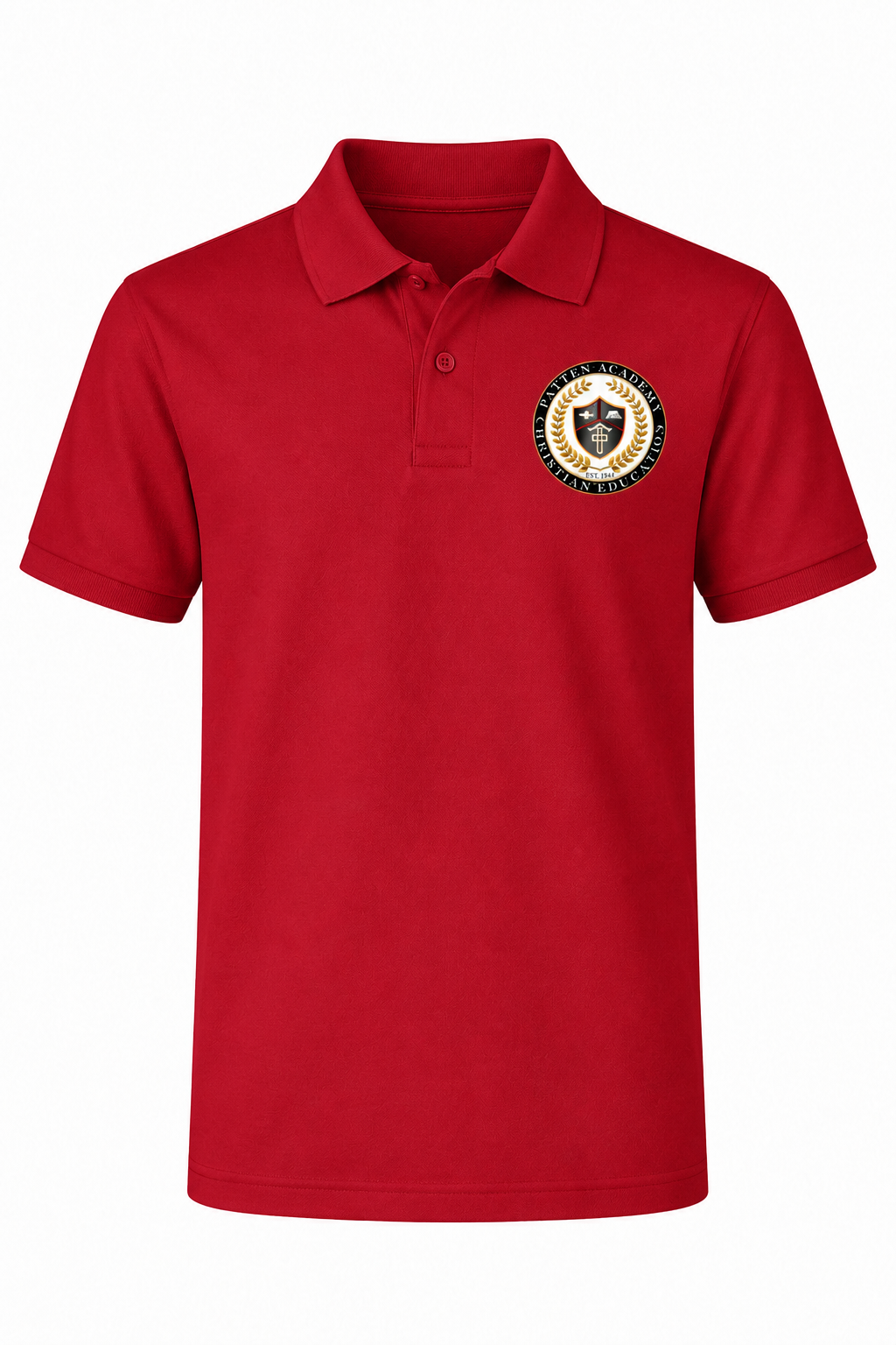 Classic Comfort Polo (unisex) - Red - Embroidered