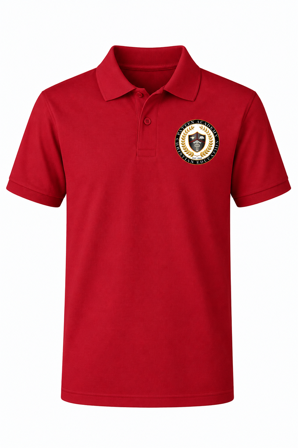 Performance Tech Polo (unisex) - Red - Embroidered
