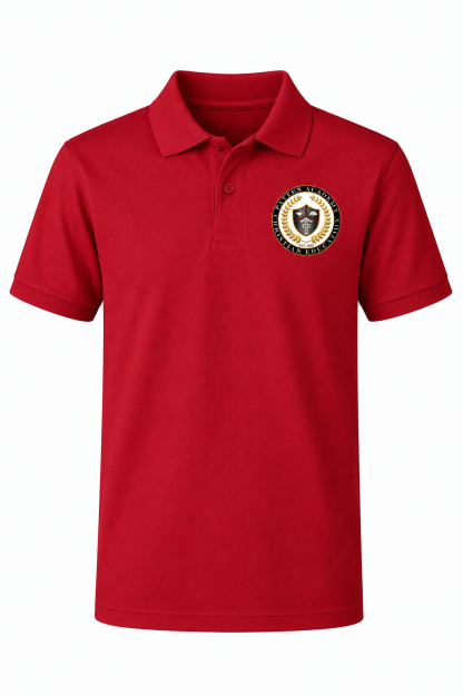 Performance Tech Polo (unisex) - Red - Embroidered