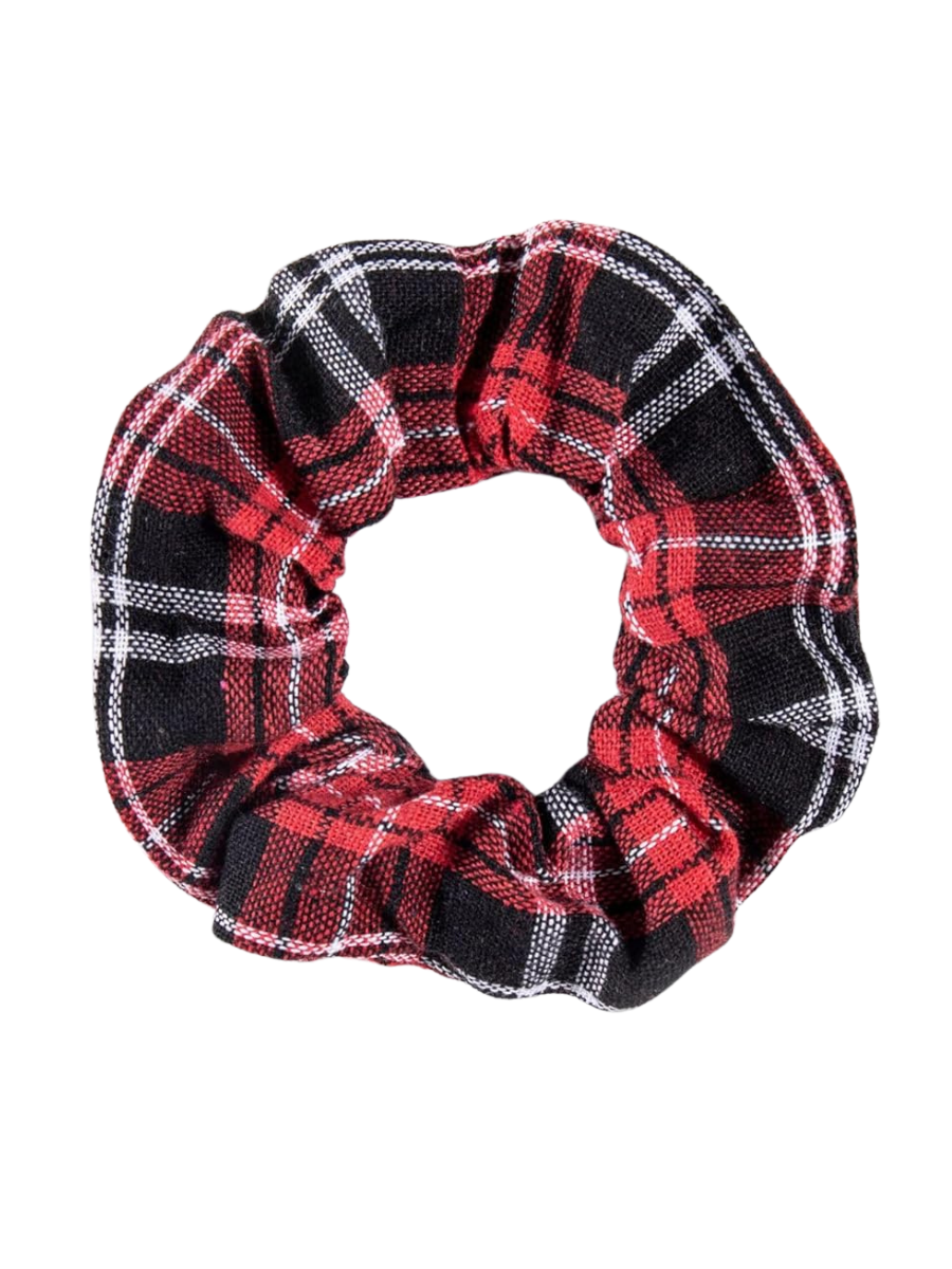 The Crest Hair Scrunchie - Scared Heart