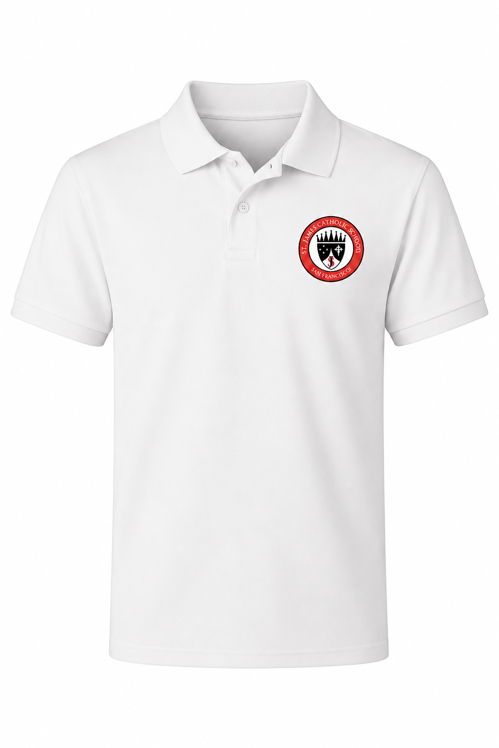 Classic Comfort Polo (unisex) - White - STJ