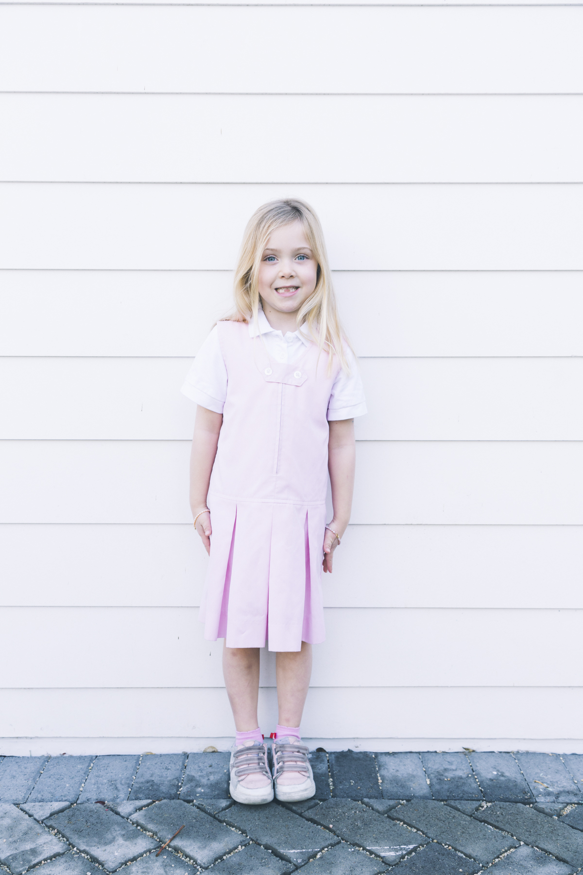 Grace Jumper - Pink Pinstripe