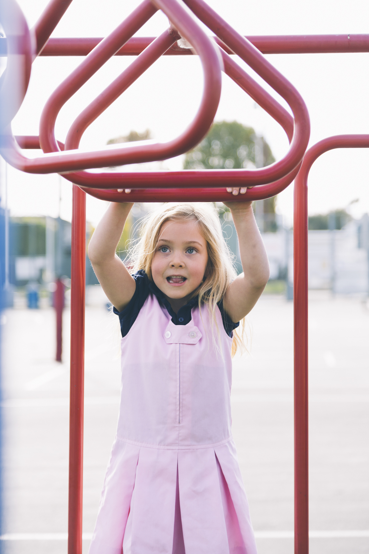 Grace Jumper - Pink Pinstripe
