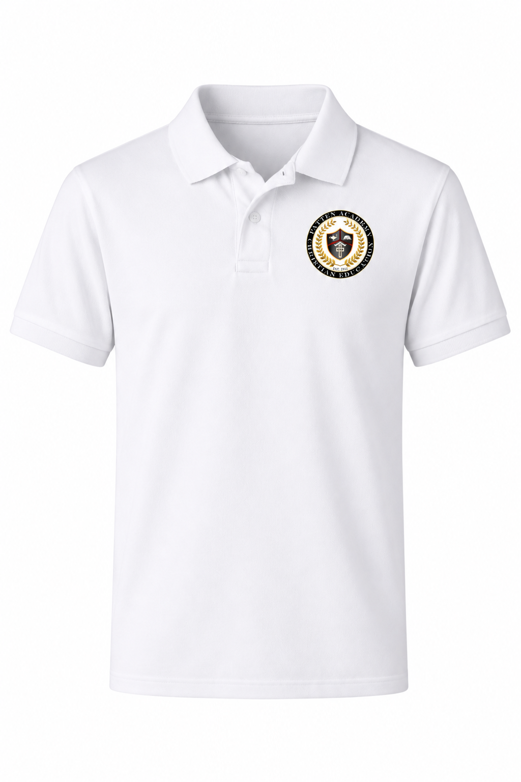 Classic Comfort Polo (unisex) - White - Embroidered - HIGH SCHOOL ONLY