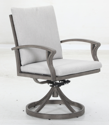 6 swivel chairs+12 cushions+1 table