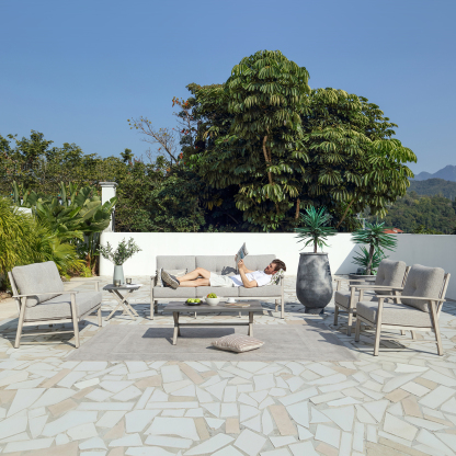 3 Seat sofa+Loveseat Sofa+2 Stationary Sofa+14 Cushions+1 Side Table+1 Coffee Table