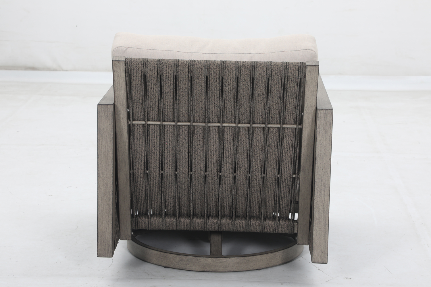 2 Swivel Sofa+4 cushions+1 coffee table