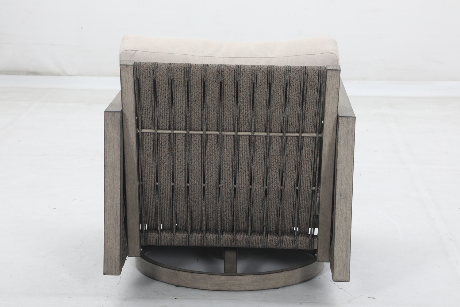 2 Swivel Sofa+4 cushions+1 coffee table