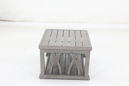 2 stationary sofa+4 cushions+1 side table