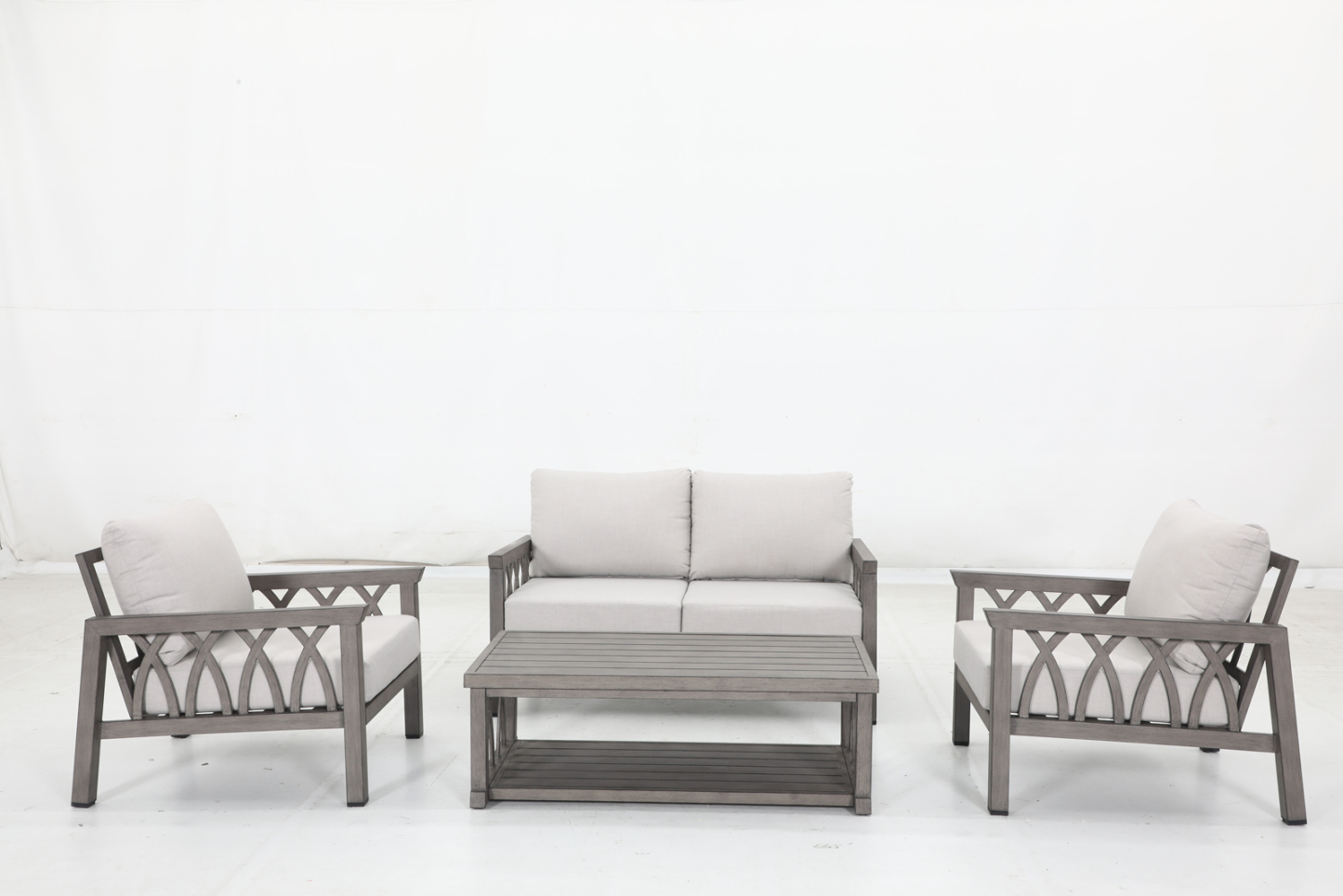 loveseat sofa+2 stationary sofa+10 cushions+1 coffee table