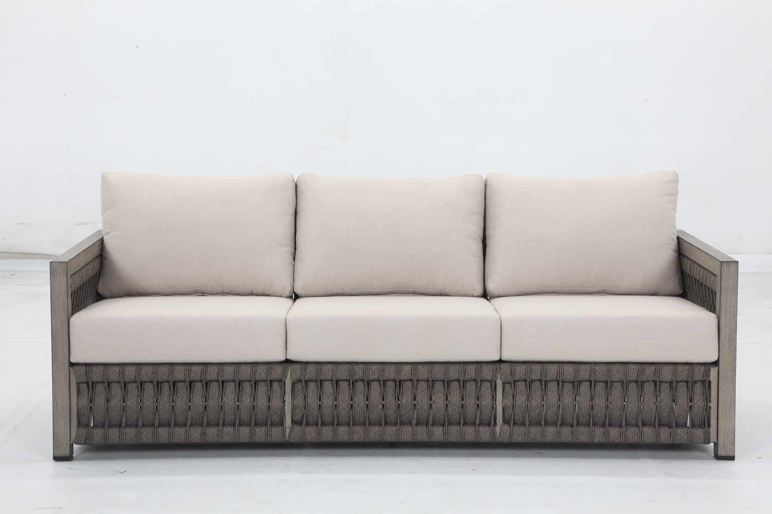 3-seat sofa+2 stationary sofa+10 cushions +1 coffee table