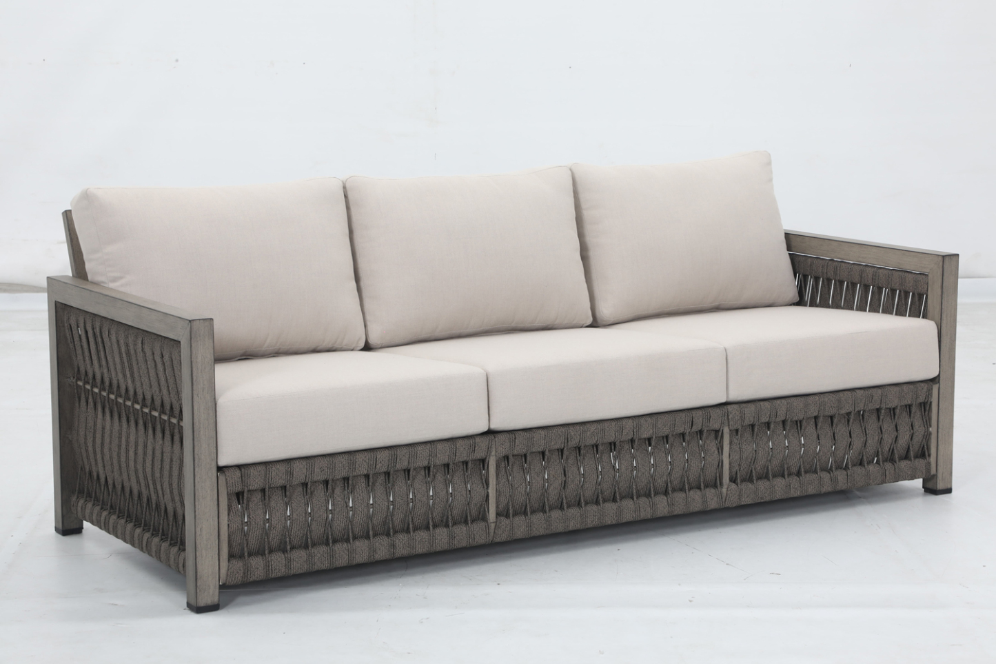 3-seat sofa+2 stationary sofa+10 cushions +1 coffee table