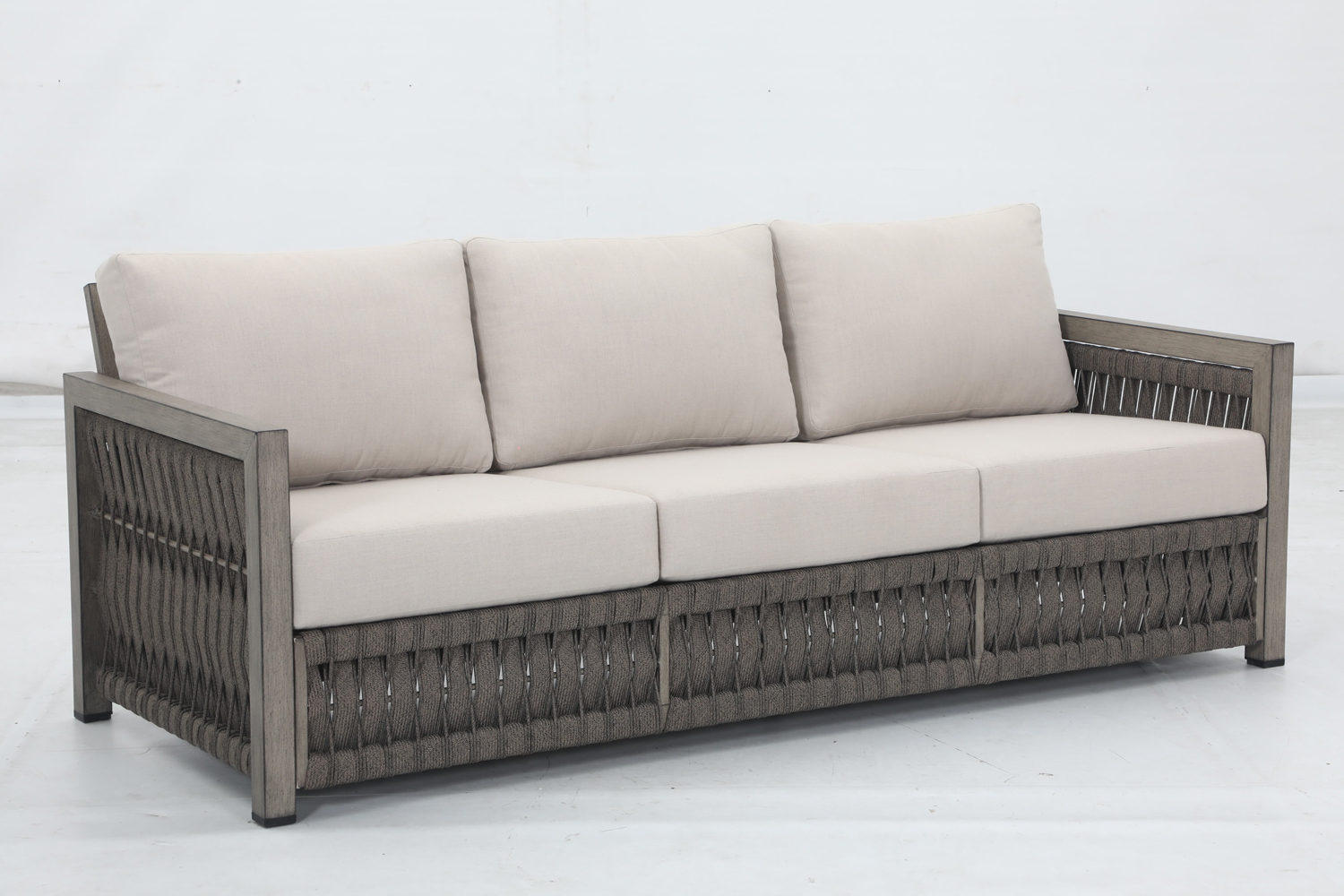 3-seat sofa+2 stationary sofa+10 cushions +1 coffee table