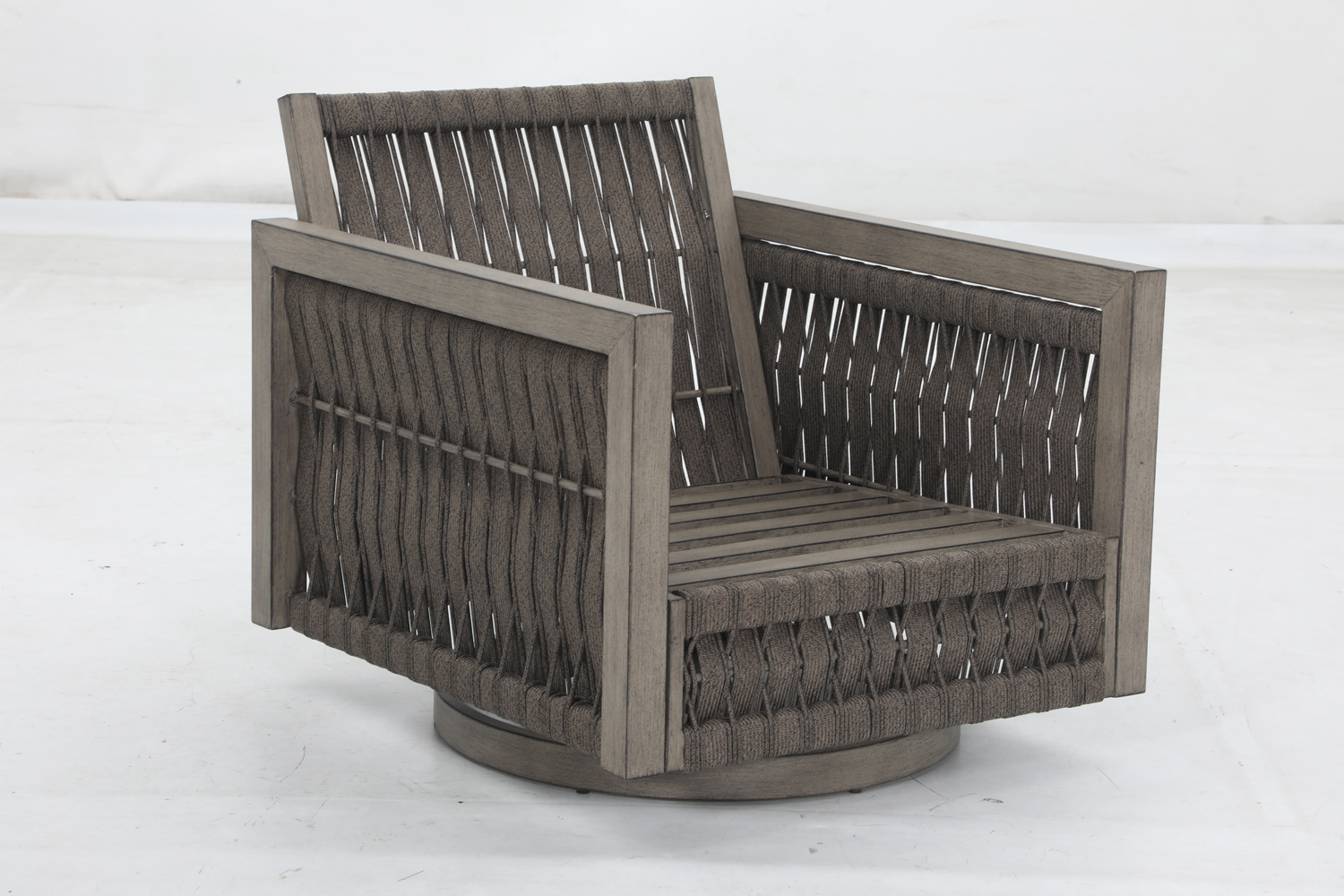 2 Swivel Sofa+4 cushions+1 coffee table