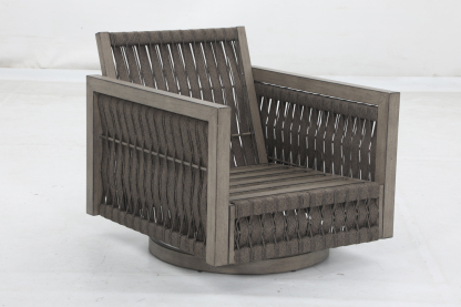 2 Swivel Sofa+4 cushions+1 coffee table