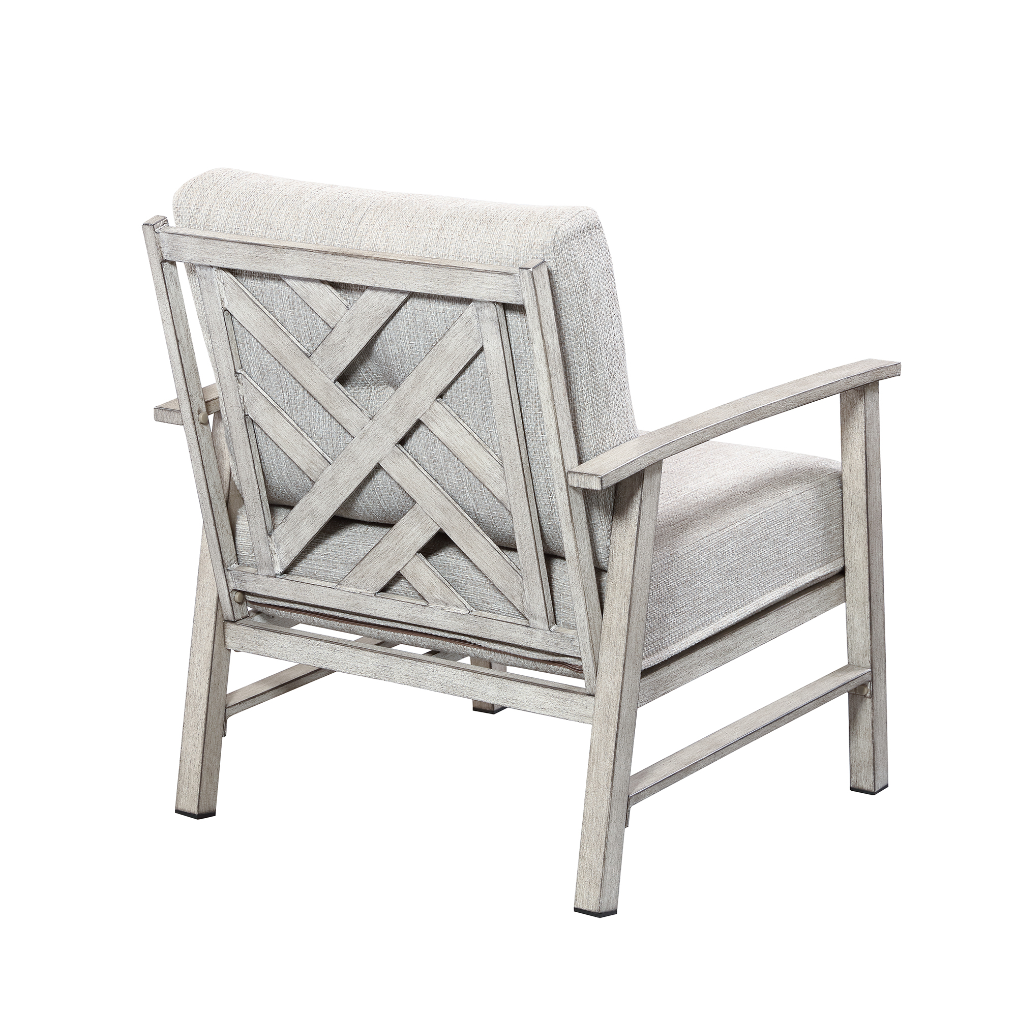 2 stationary sofa+4 cushions +1 coffee table