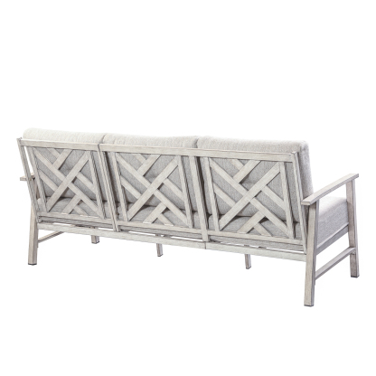  3 seat sofa+2 swivel sofa+10 cushions +1 coffee table