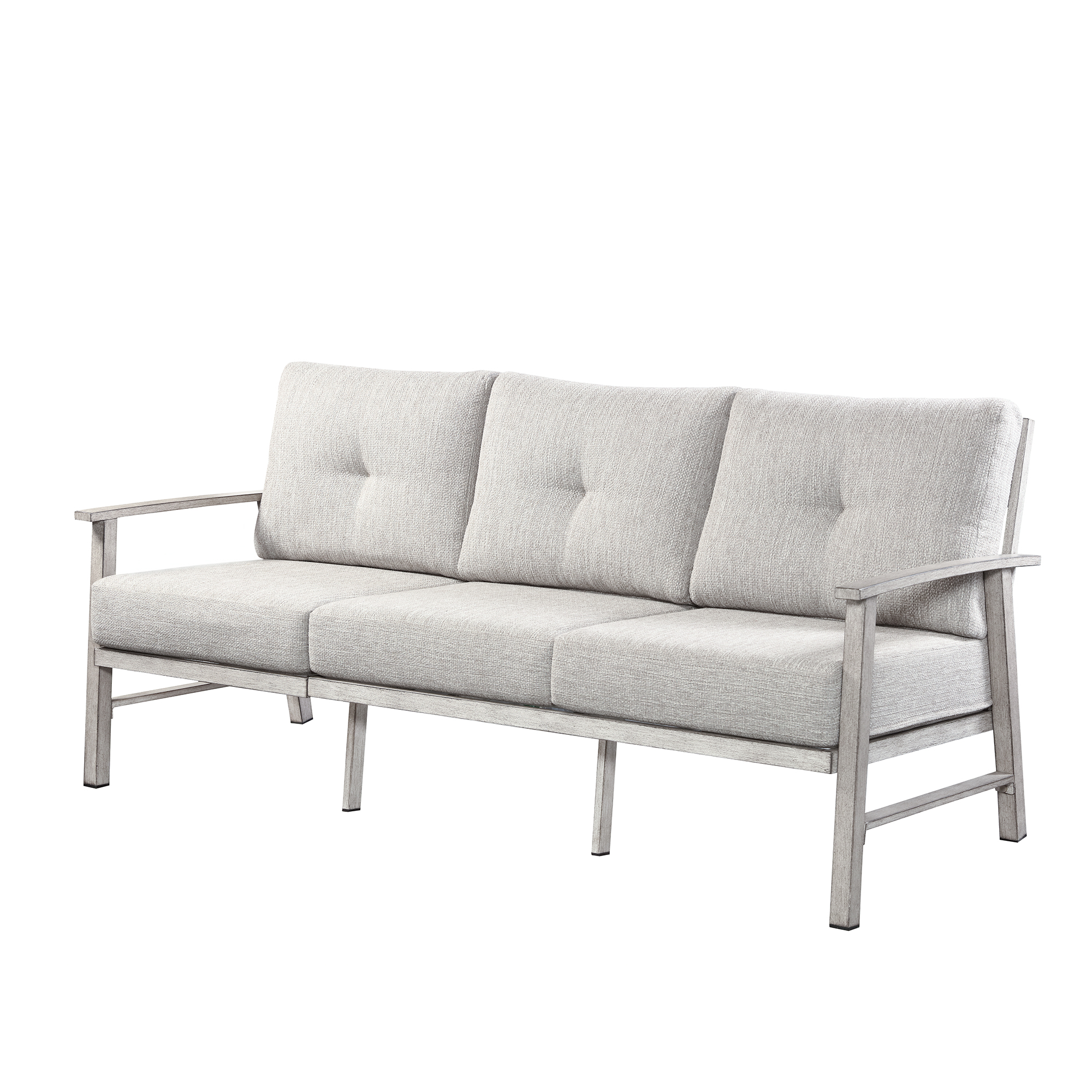  3 seat sofa+2 swivel sofa+10 cushions +1 coffee table